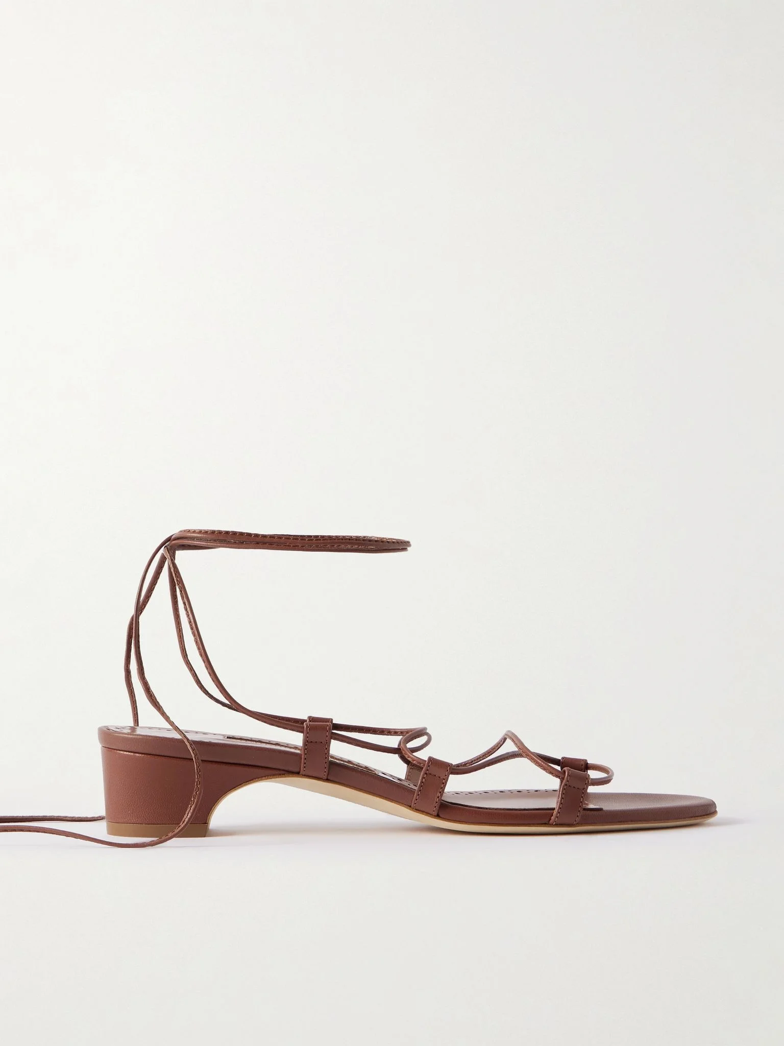 Dellasan 30 leather sandals Brown - 1