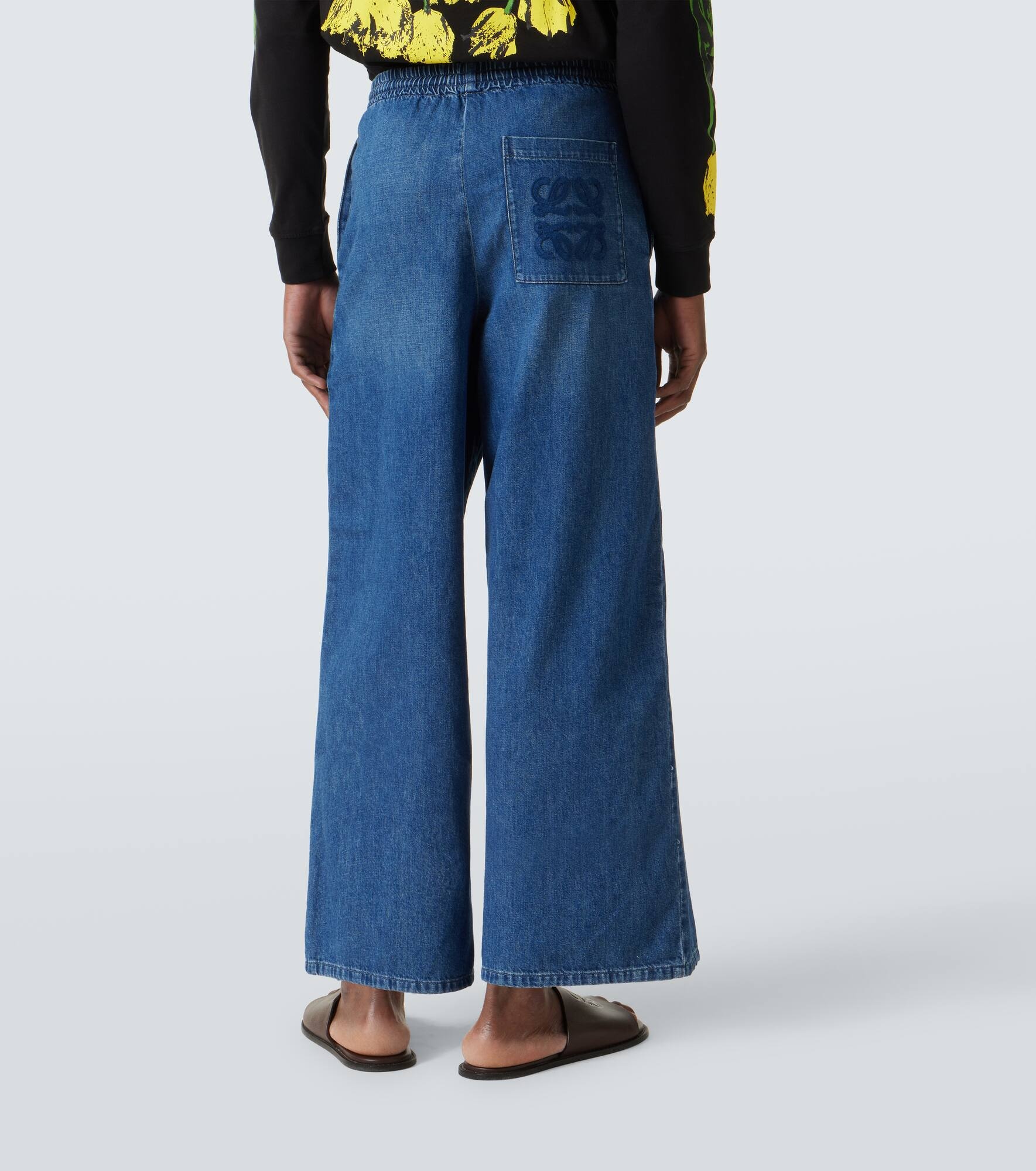 Paula's Ibiza cropped wide-leg jeans - 4