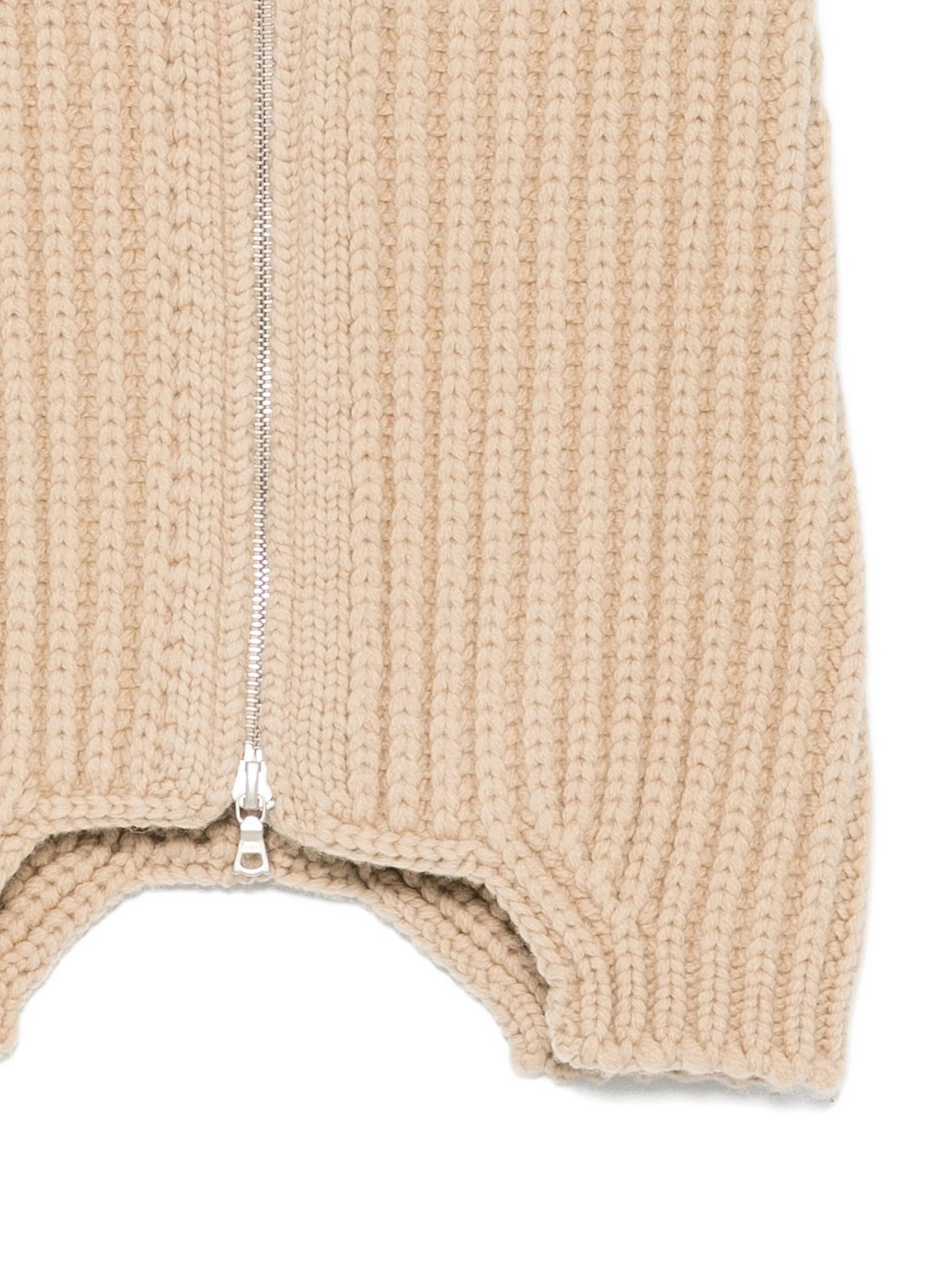 Dries Van Noten Ribbed Zip-up Collar - 2