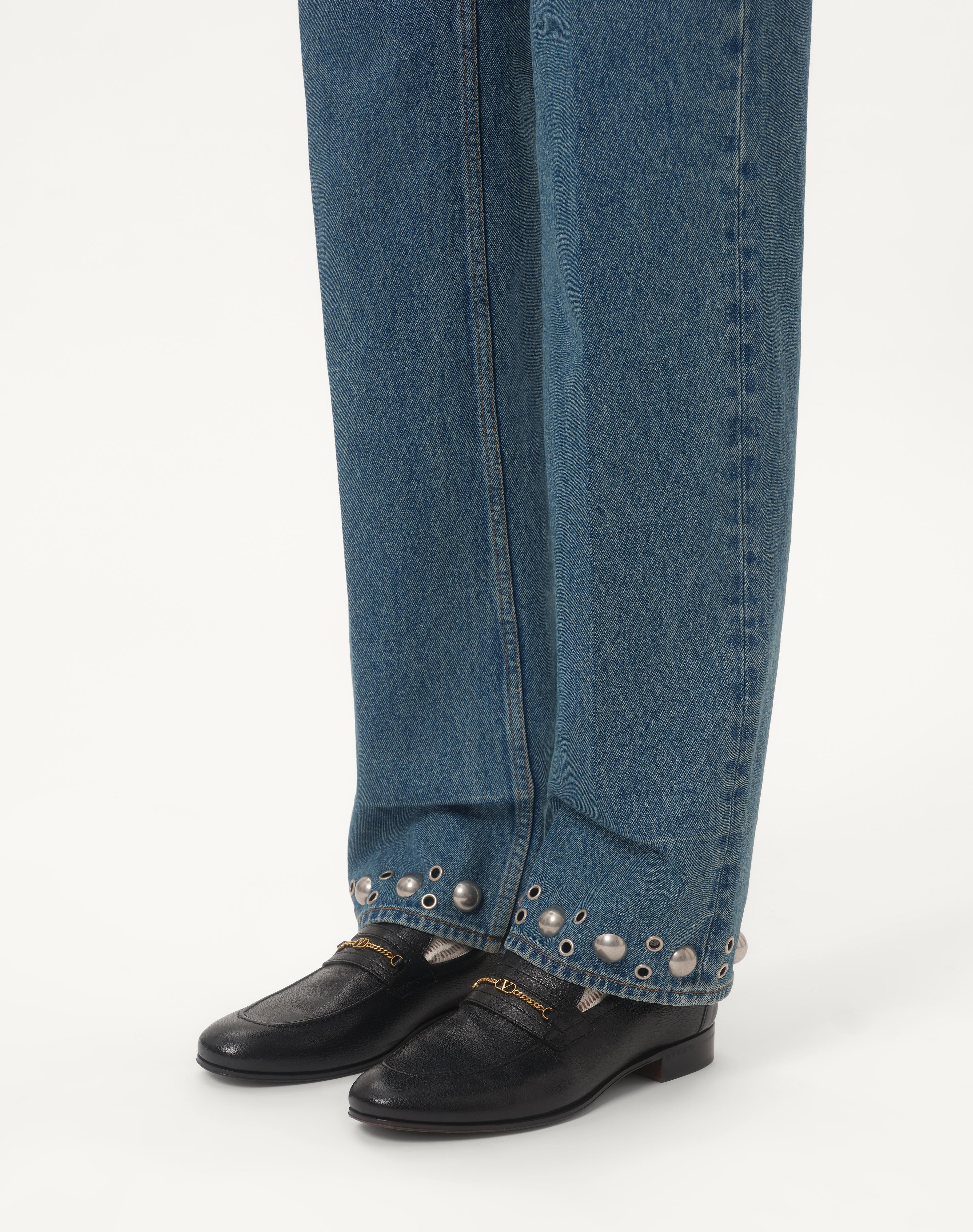VLOGO SIGNATURE KIDSKIN MOCCASIN - 2