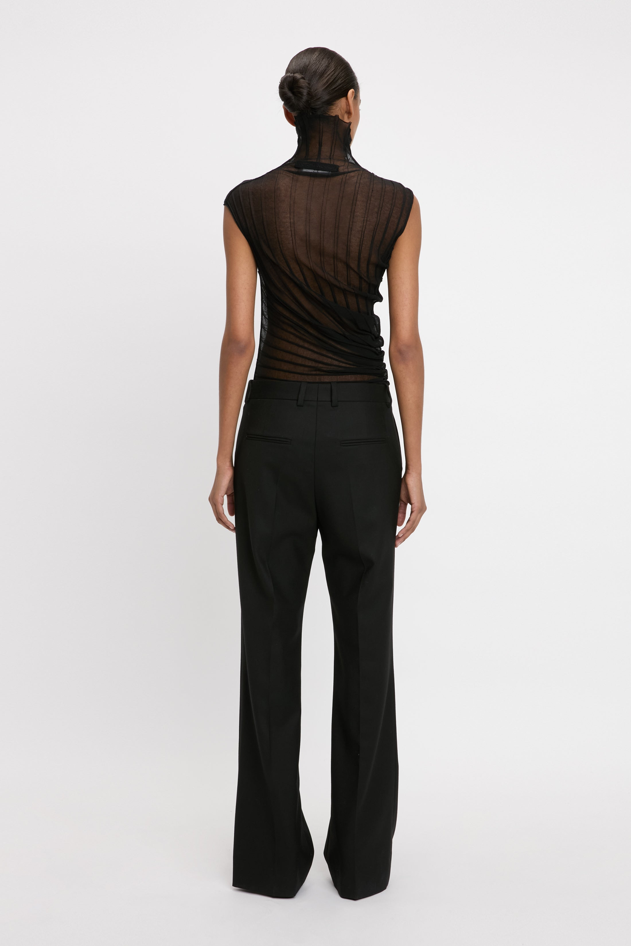 Classic Tailored Trouser In Black - 4