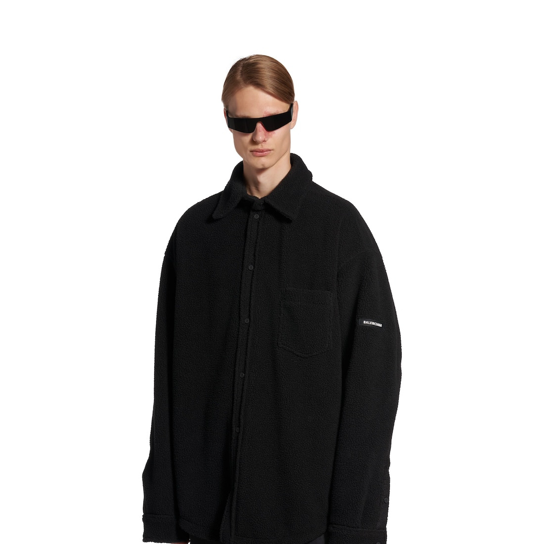 Men's Overshirt  in Black - 5