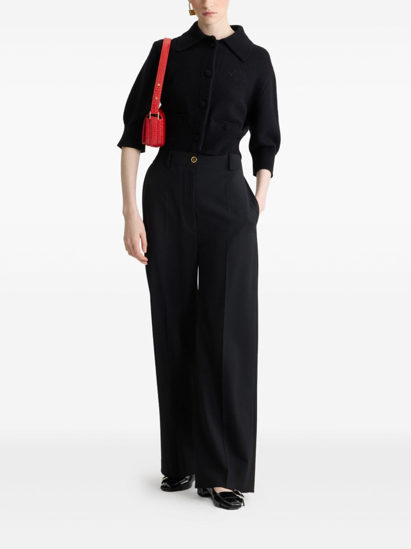 PATOU buttoned-up wool cardigan outlook
