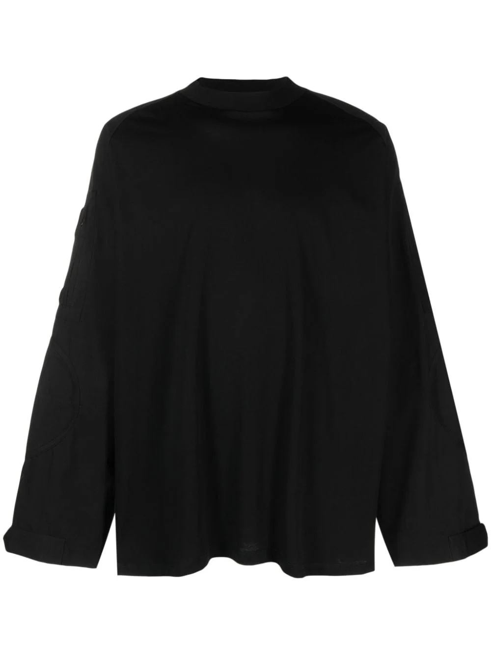 multiple-patches organic cotton sweatshirt - 1