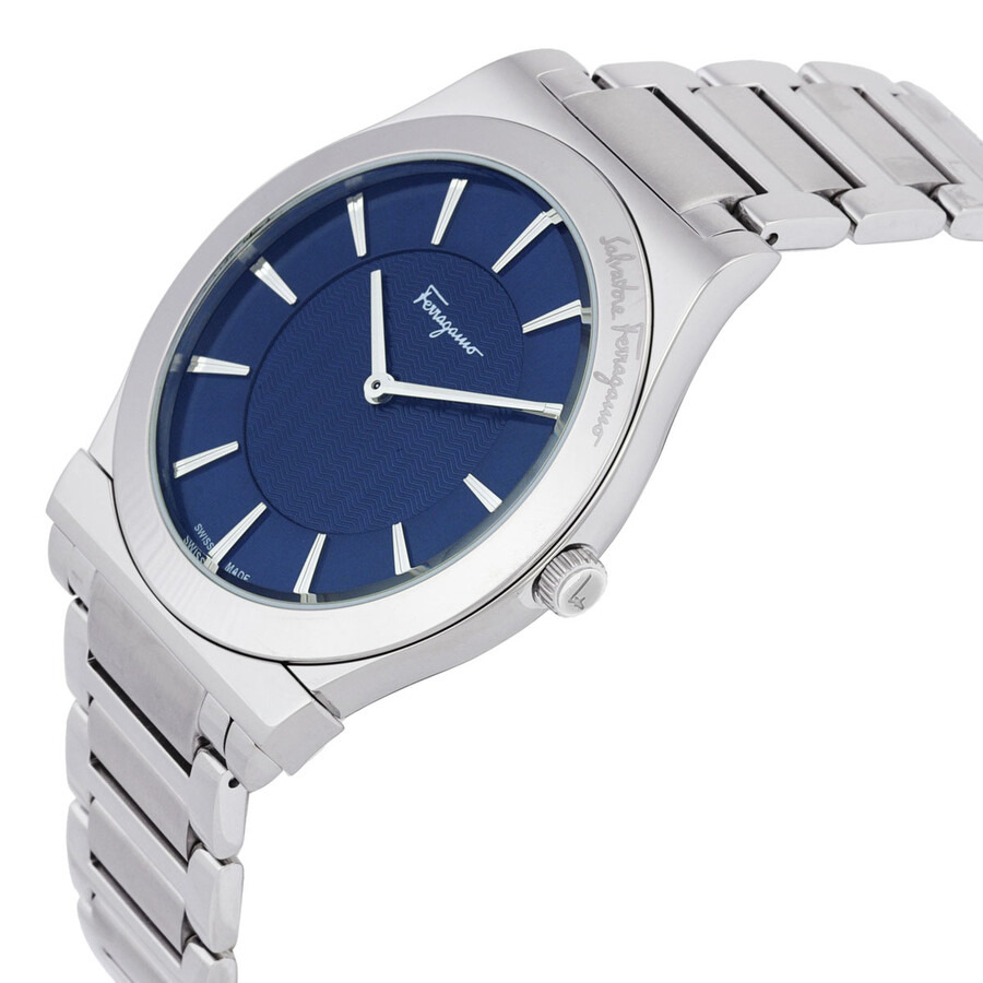 Salvatore Ferragamo Ferragamo 1898 Slim Quartz Blue Dial Men's Watch SFPE00719 - 2
