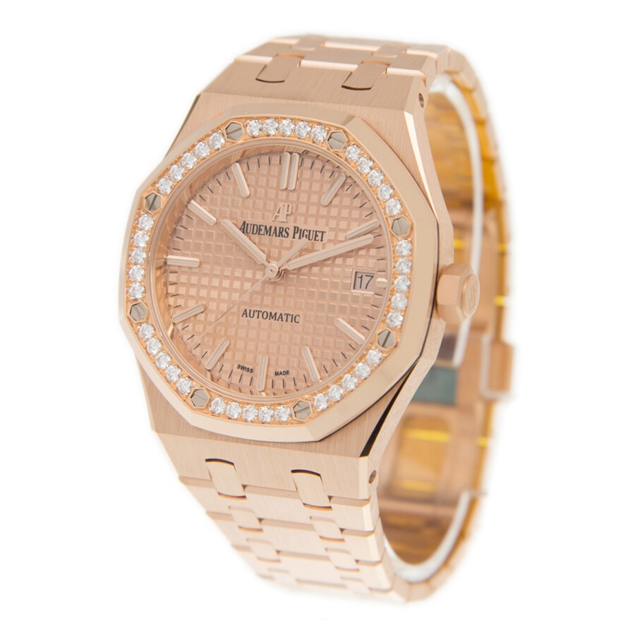 Audemars Piguet Royal Oak Automatic Ladies Diamond Watch 15451OR.ZZ.1256OR.03 - 3