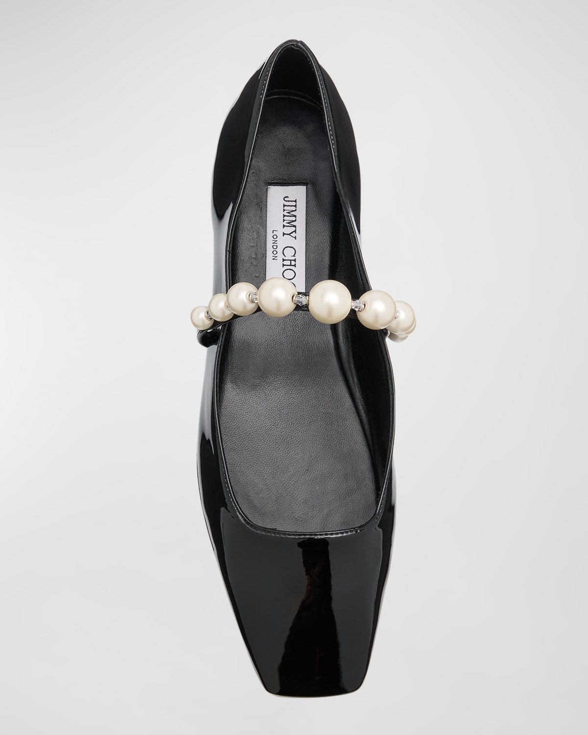 Ade Pearly-Strap Patent Ballerina Flats - 5