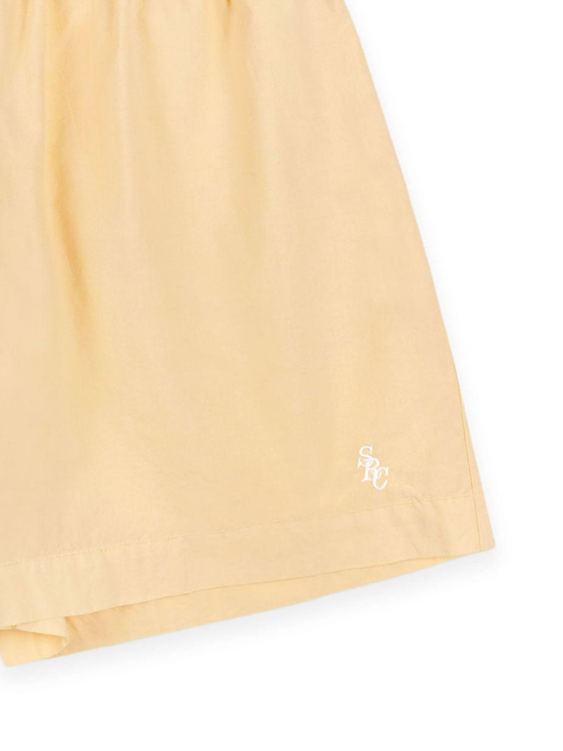 Sporty & Rich SRC elasticated-waist cotton shorts outlook