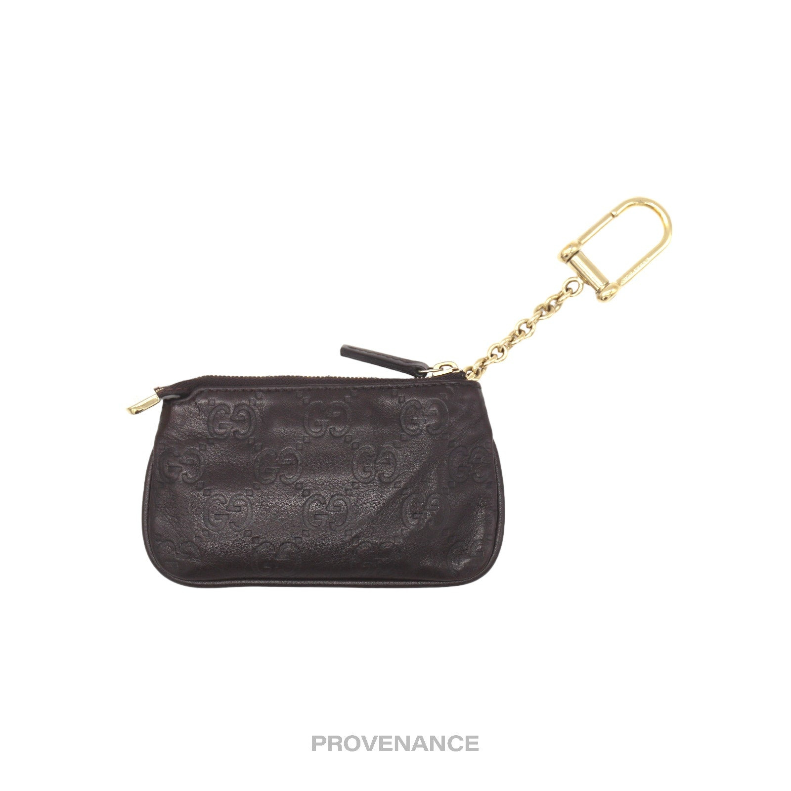 Gucci Key Pouch Cles - Chocolate Guccissima Leather - 3