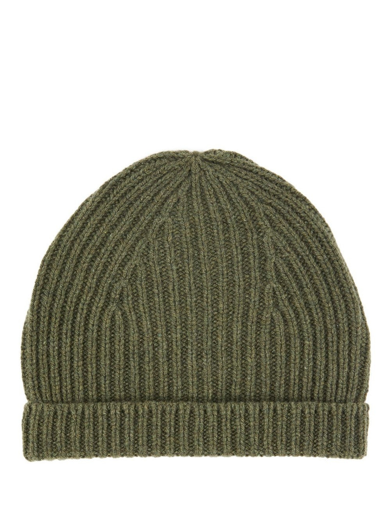 Rick Owens Green Rolled Beanie outlook