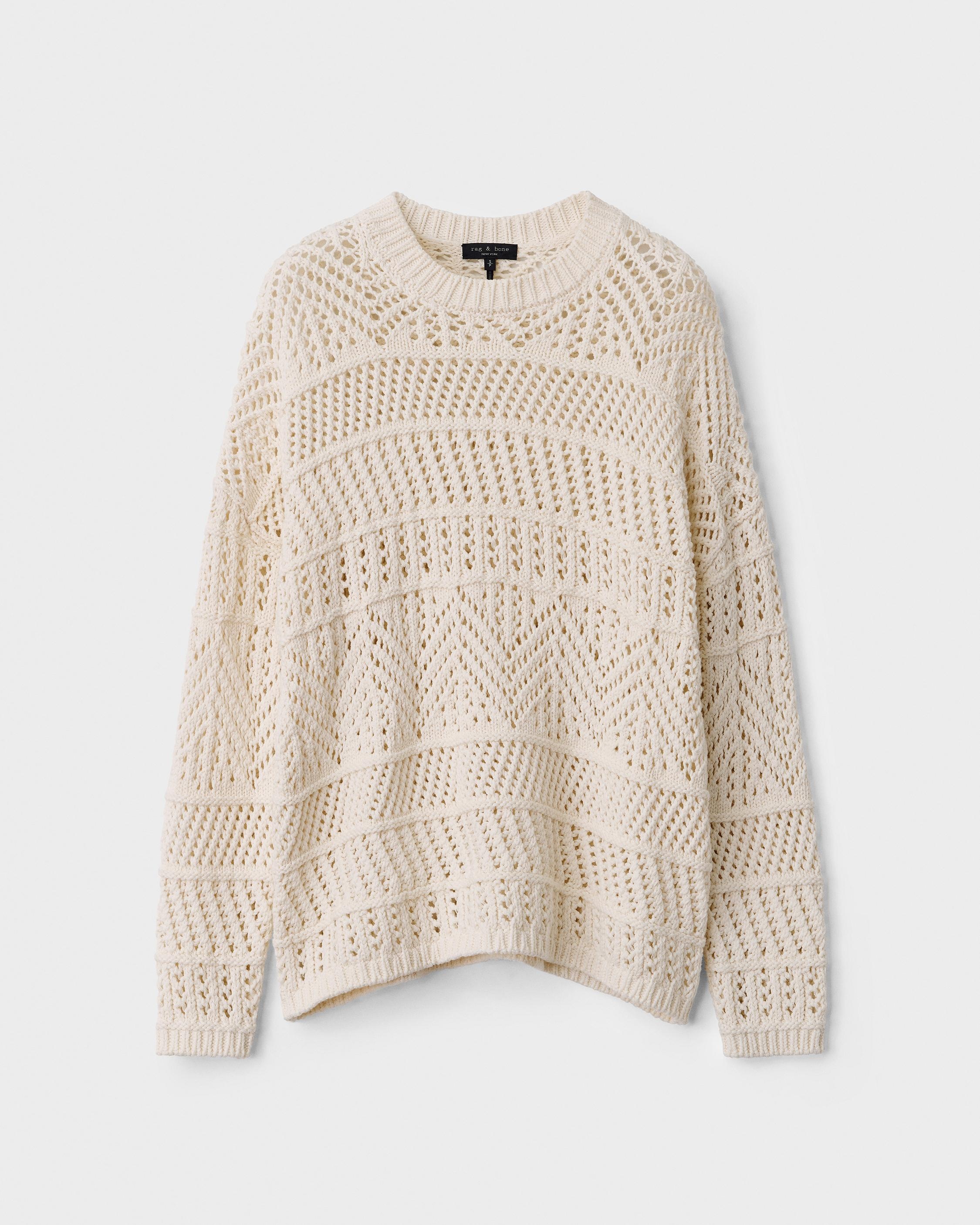 Renee Cotton Novelty Crew
Relaxed Fit Sweater - 1