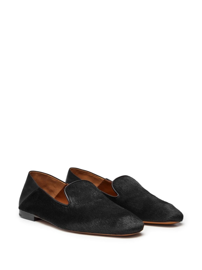 WALES BONNER Symphony leather flat slippers outlook