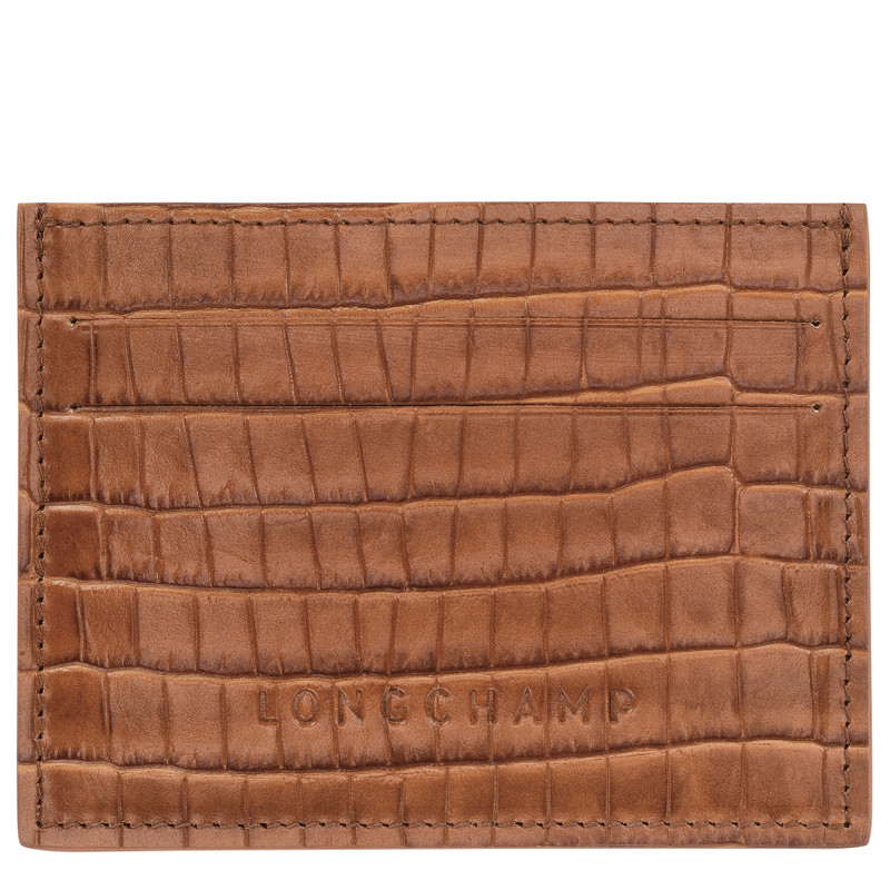 Longchamp Pocket Card holder Cashew - Leather 1