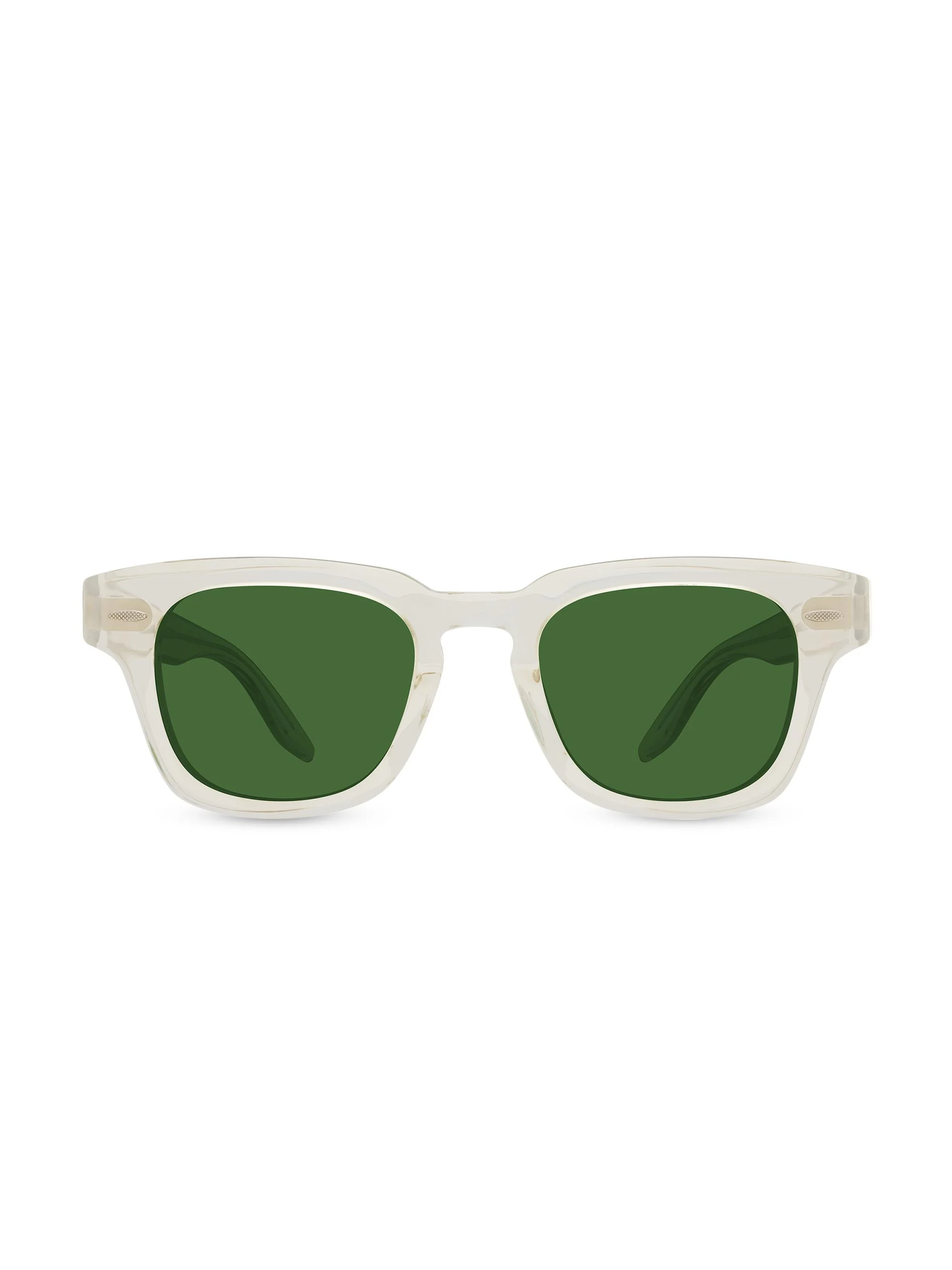 Men's Frederick 47MM Rectangular Sunglasses - Clear Green - 1