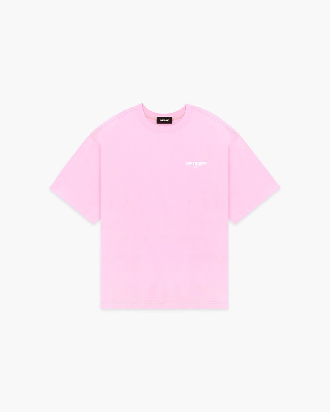 Light Pink Wave Logo Short-Sleeve Tee - 1