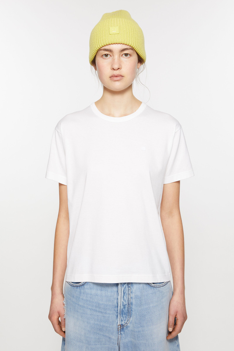 Acne Studios Crew neck t-shirt- Regular fit - Optic White outlook