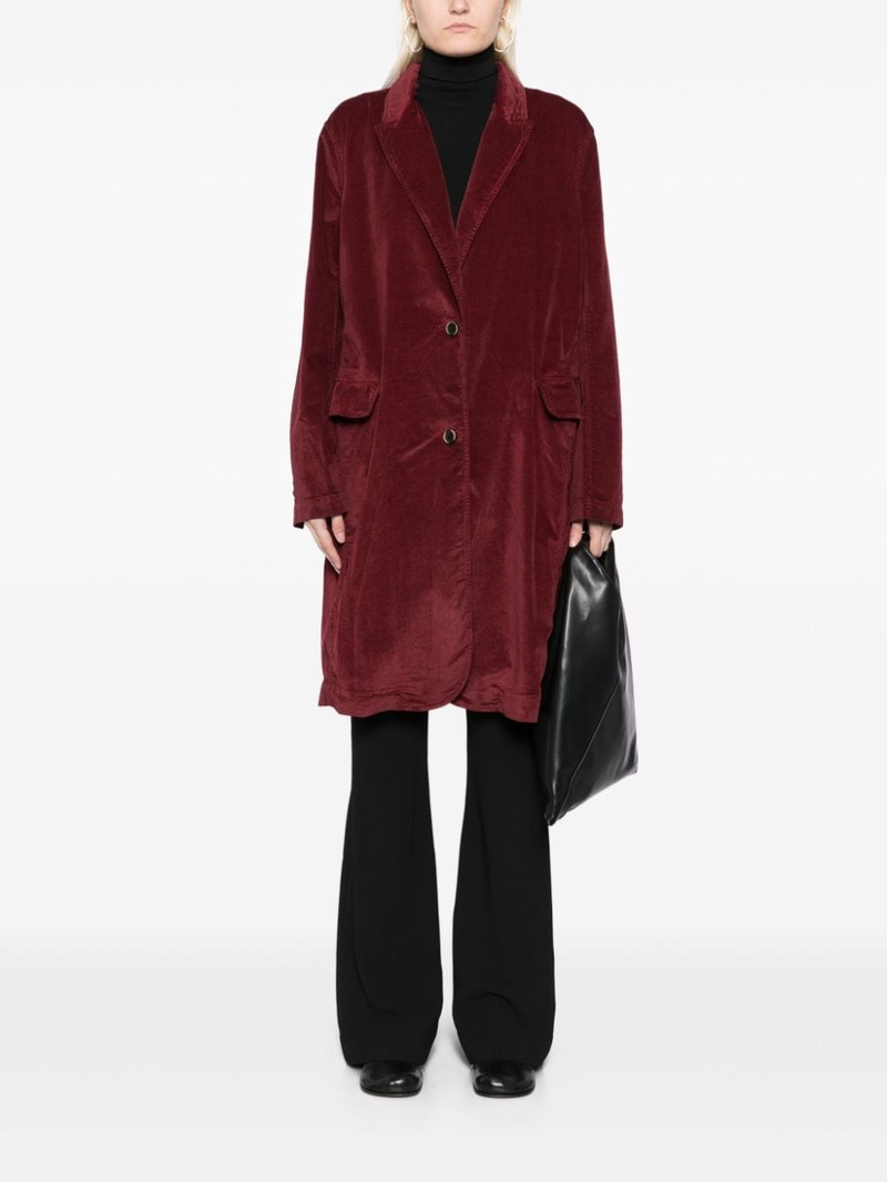 UMA WANG cotton blend single-breasted blazer outlook