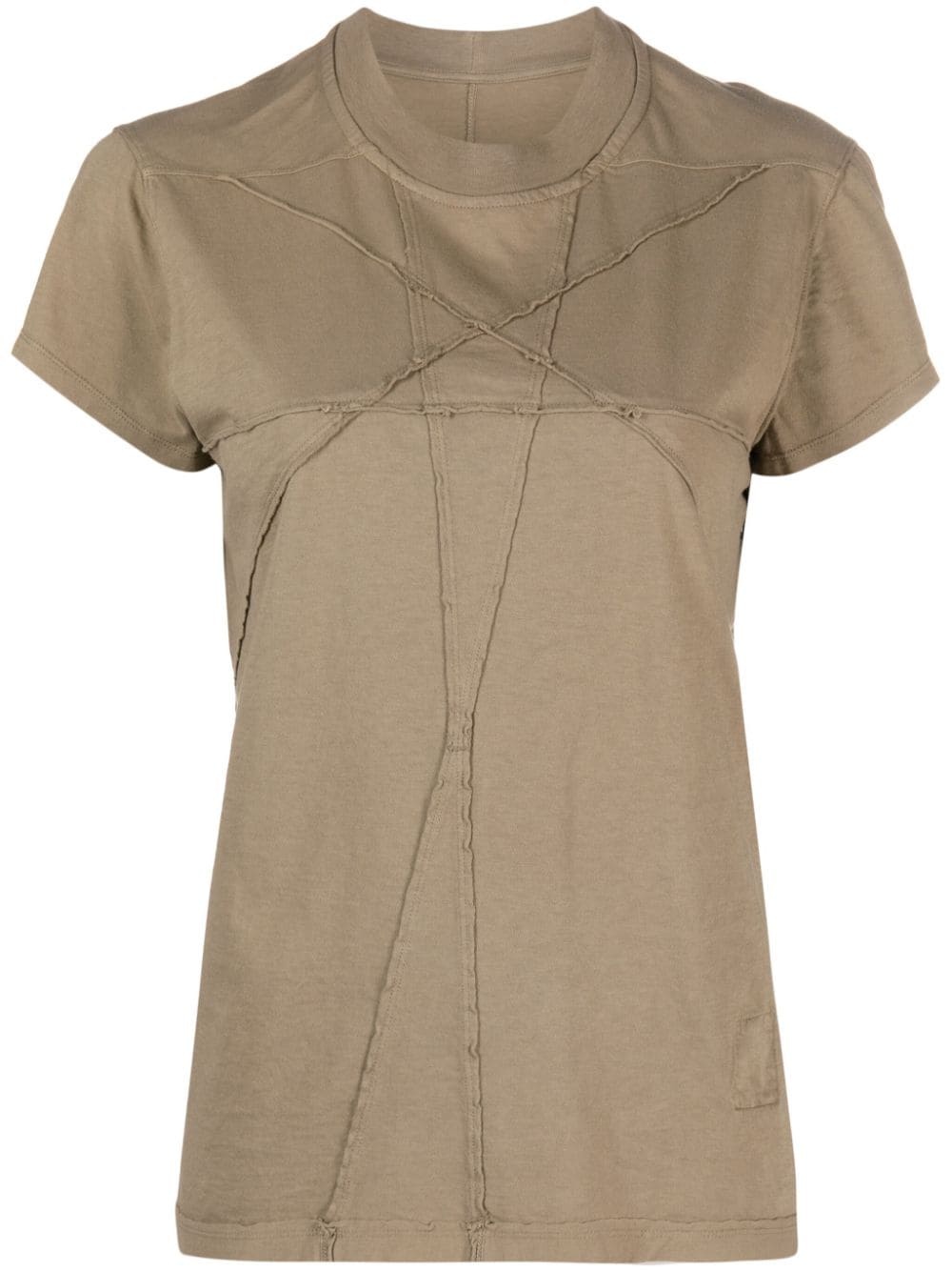 tonal-stitching cotton T-Shirt - 1