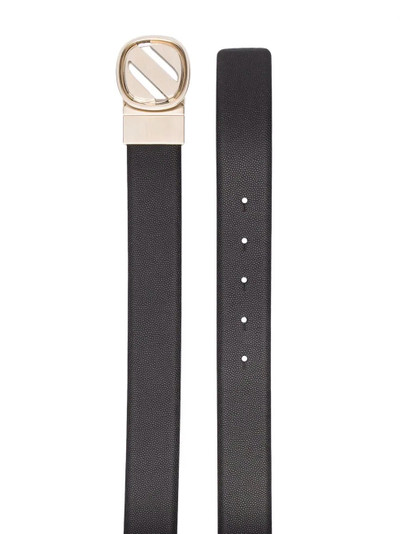 Z Zegna logo-plaque leather belt outlook