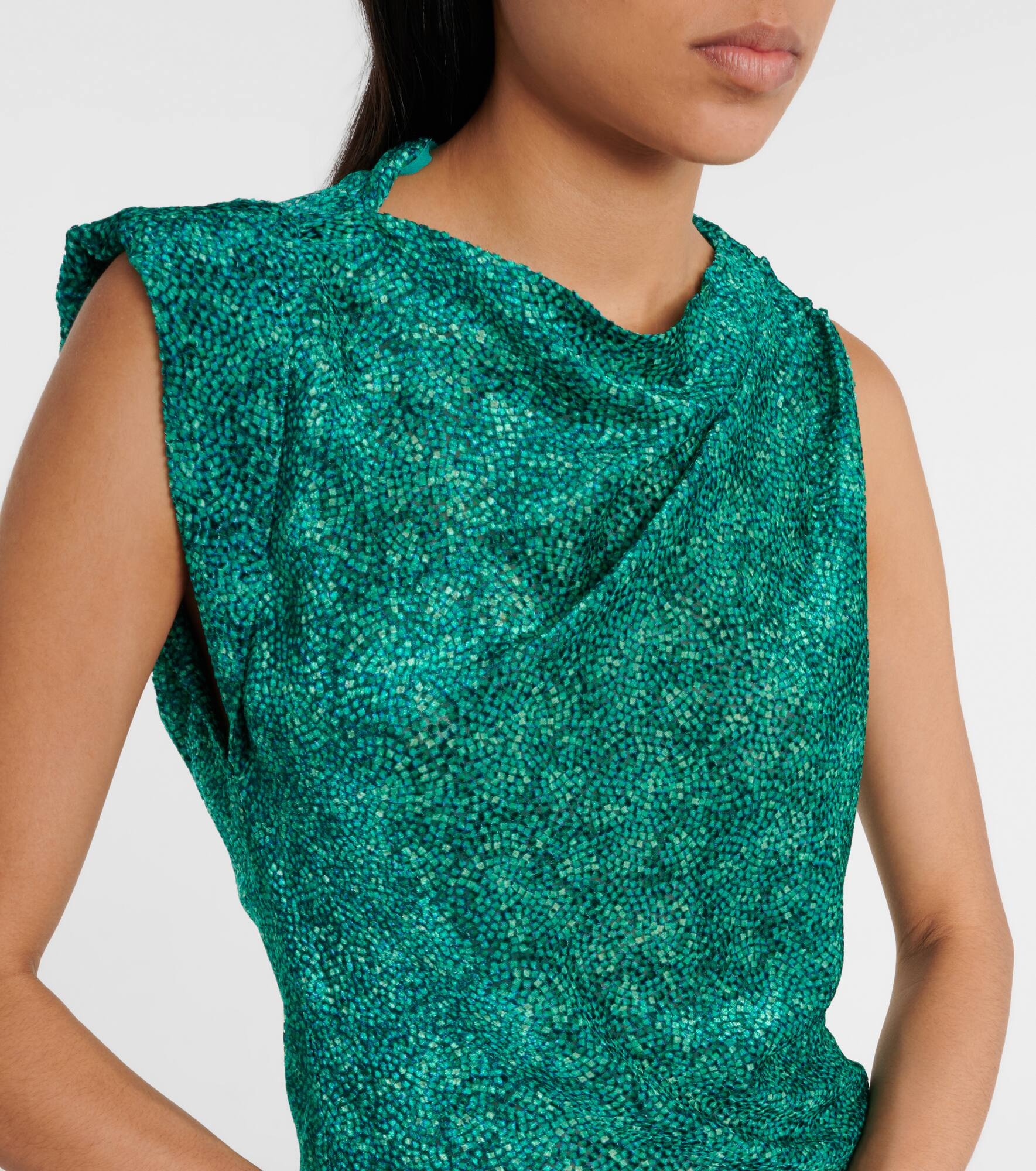 Samia silk-blend top - 4