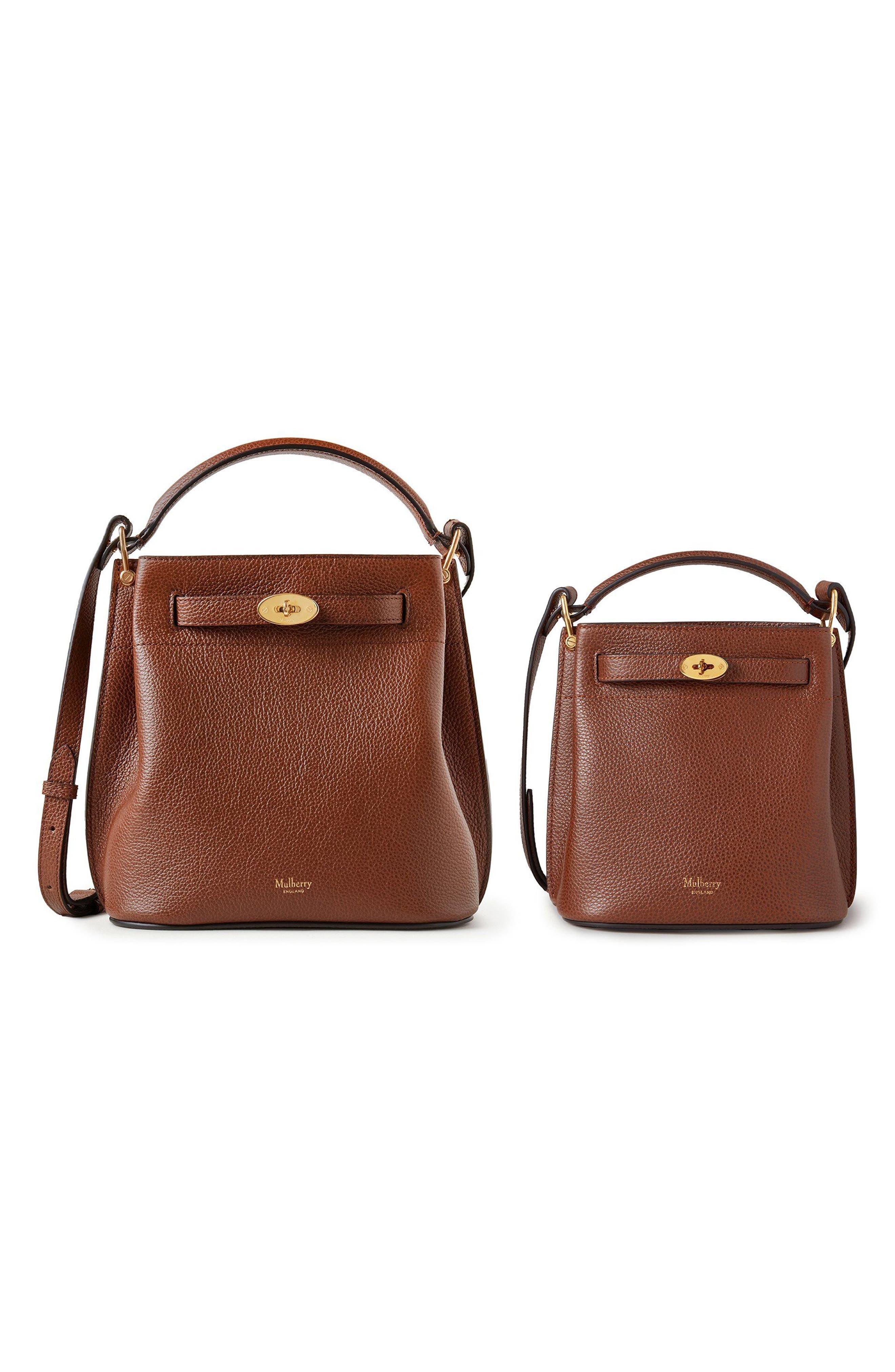 Mulberry Small Islington Classic Leather Bucket Bag in Oak at Nordstrom - 7