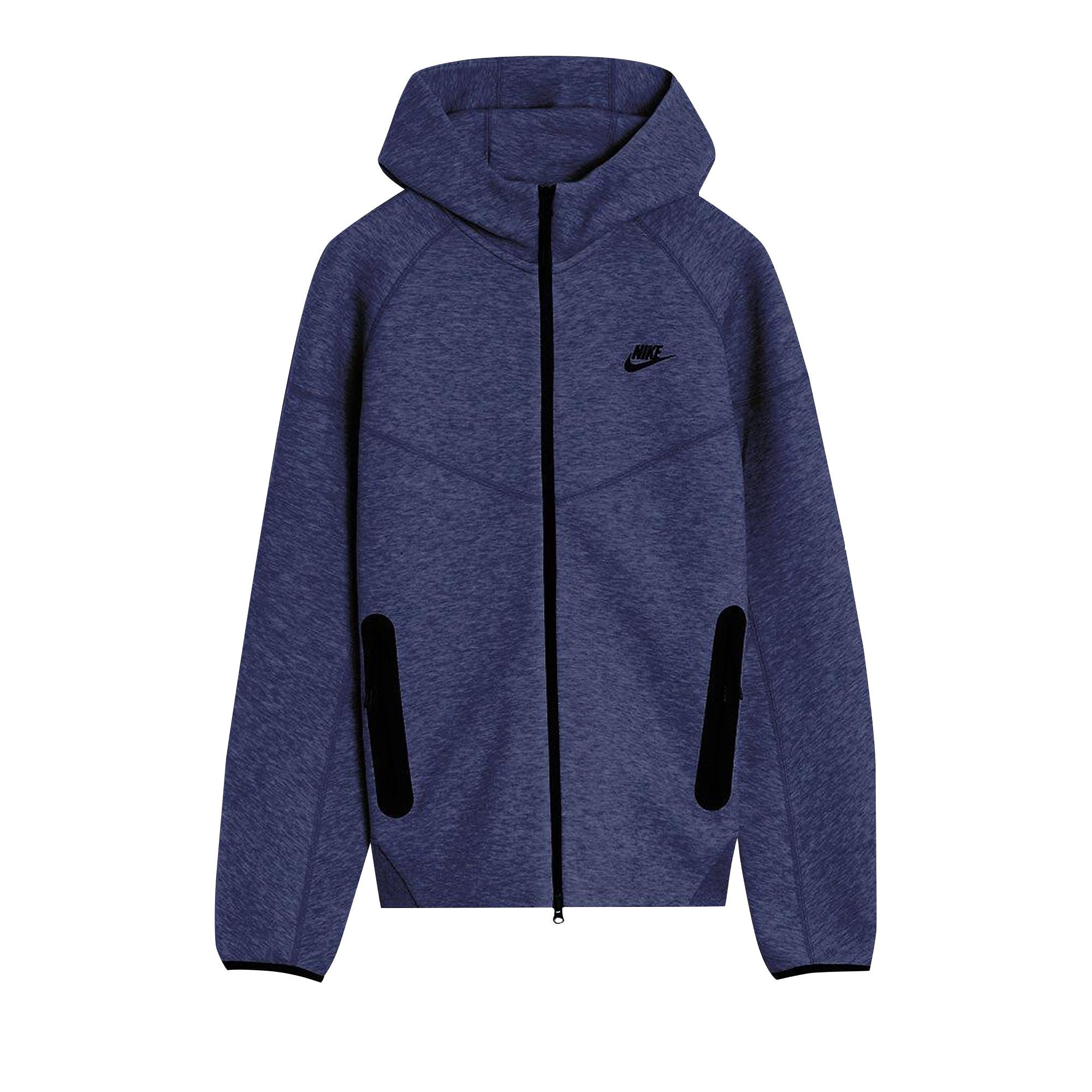 Nike Nike Sportswear Tech Fleece Windrunner Full Zip Hoodie Obsidian Heather Black goat REVERSIBLE