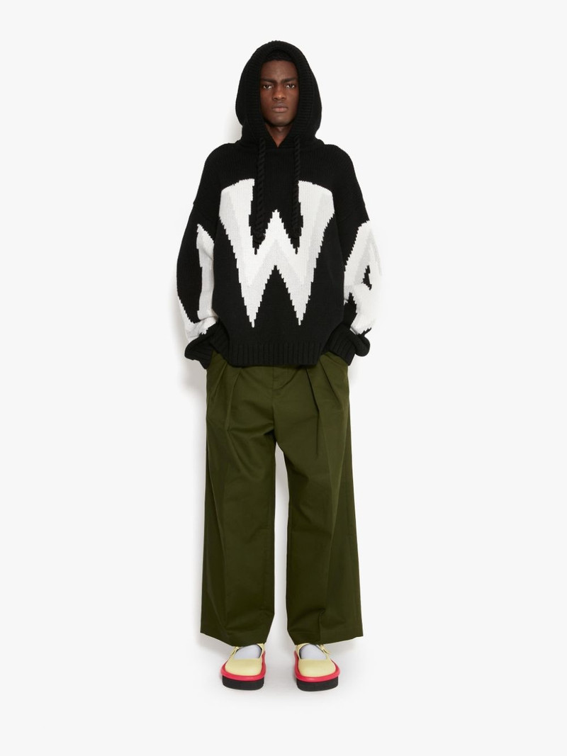 JW Anderson WIDE LEG PLEAT FRONT TROUSERS outlook