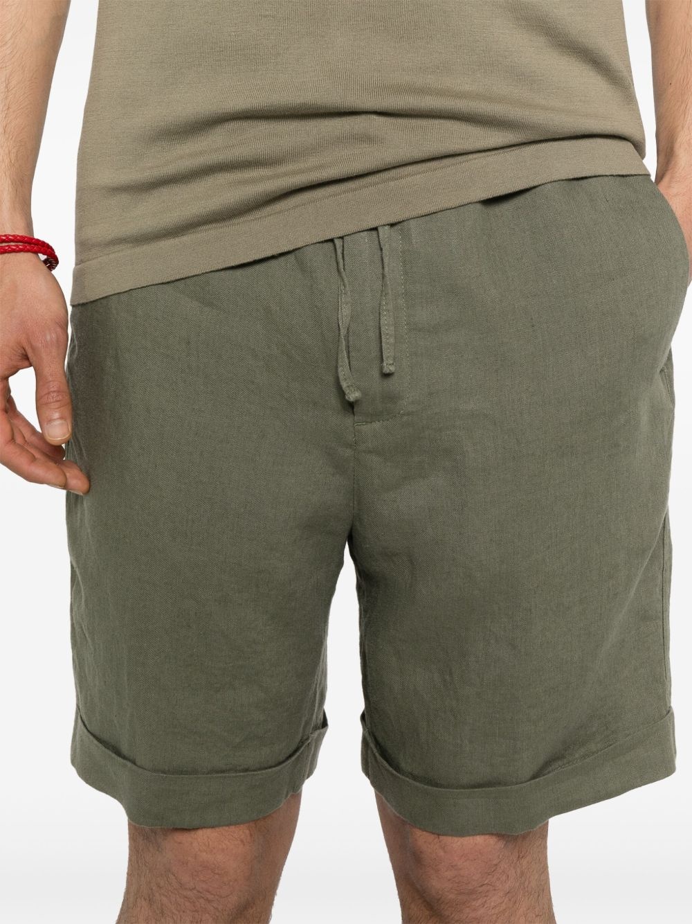 linen shorts - 5