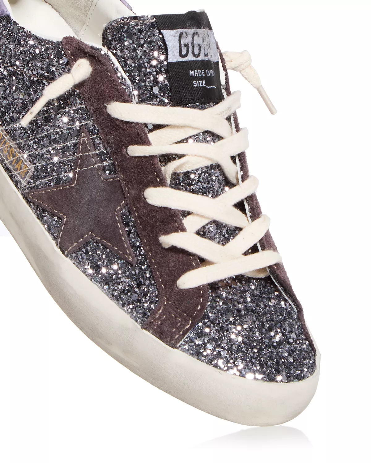 Women's Super-Star Glitter Low Top Sneakers - 6