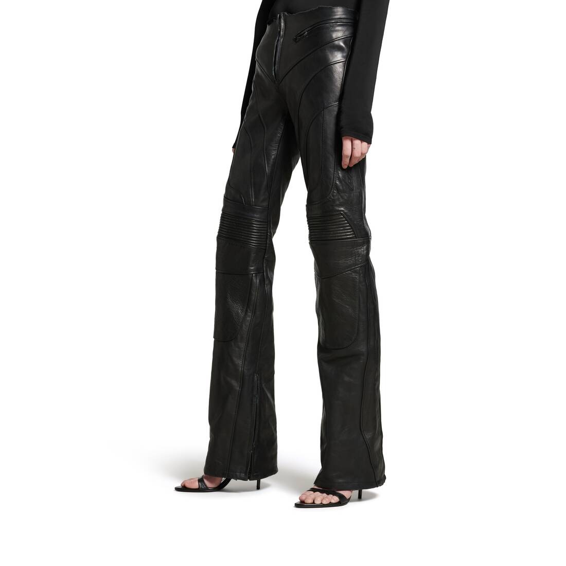 Women's Low Waist Biker Pants in Black - 5