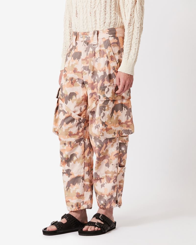 EUSEBIO PRINTED COTTON PANTS - 6