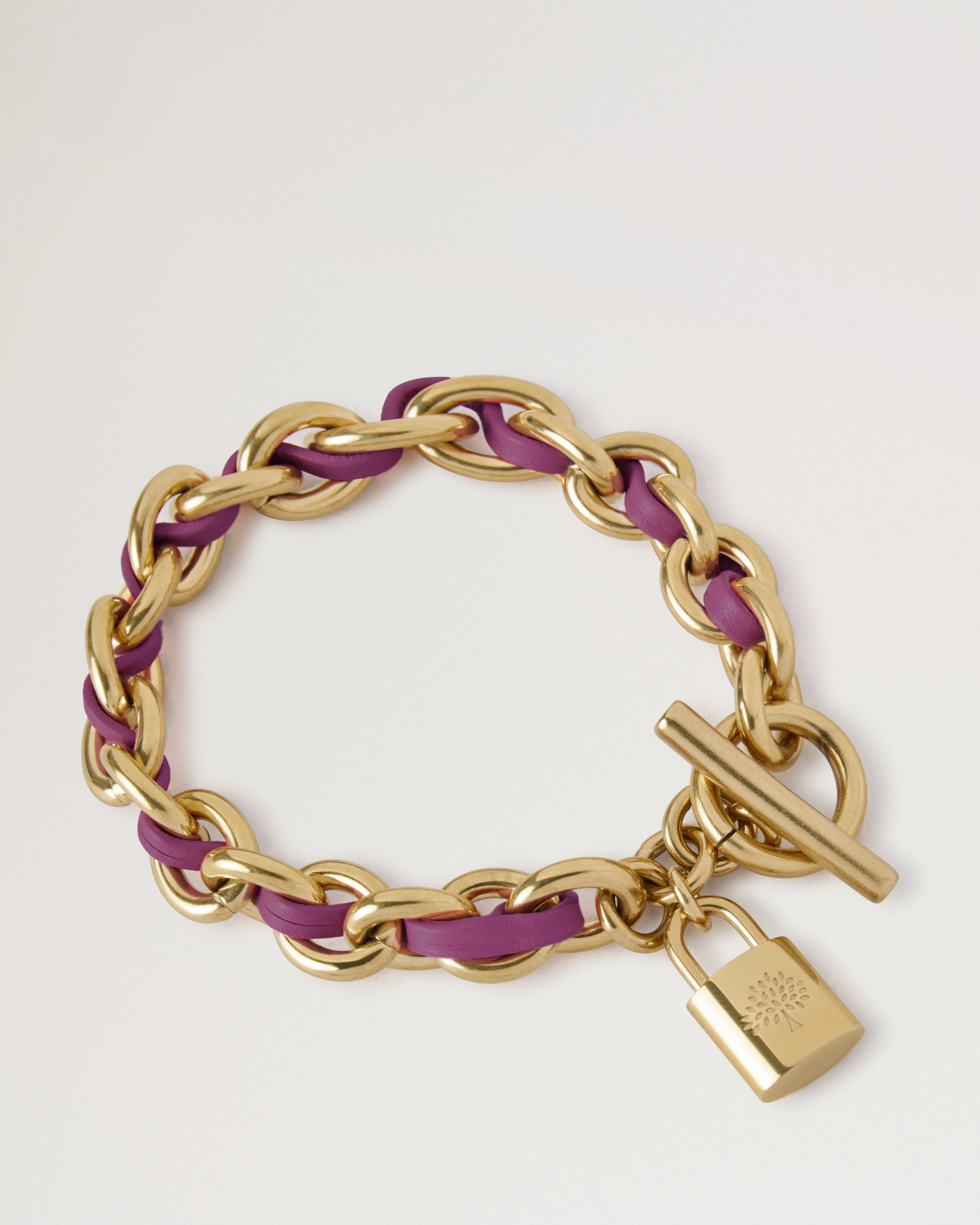 Lily Leather Chain Bracelet Medium
Orchid Bloom Small Classic Grain & Plated Stainless Steel - 1