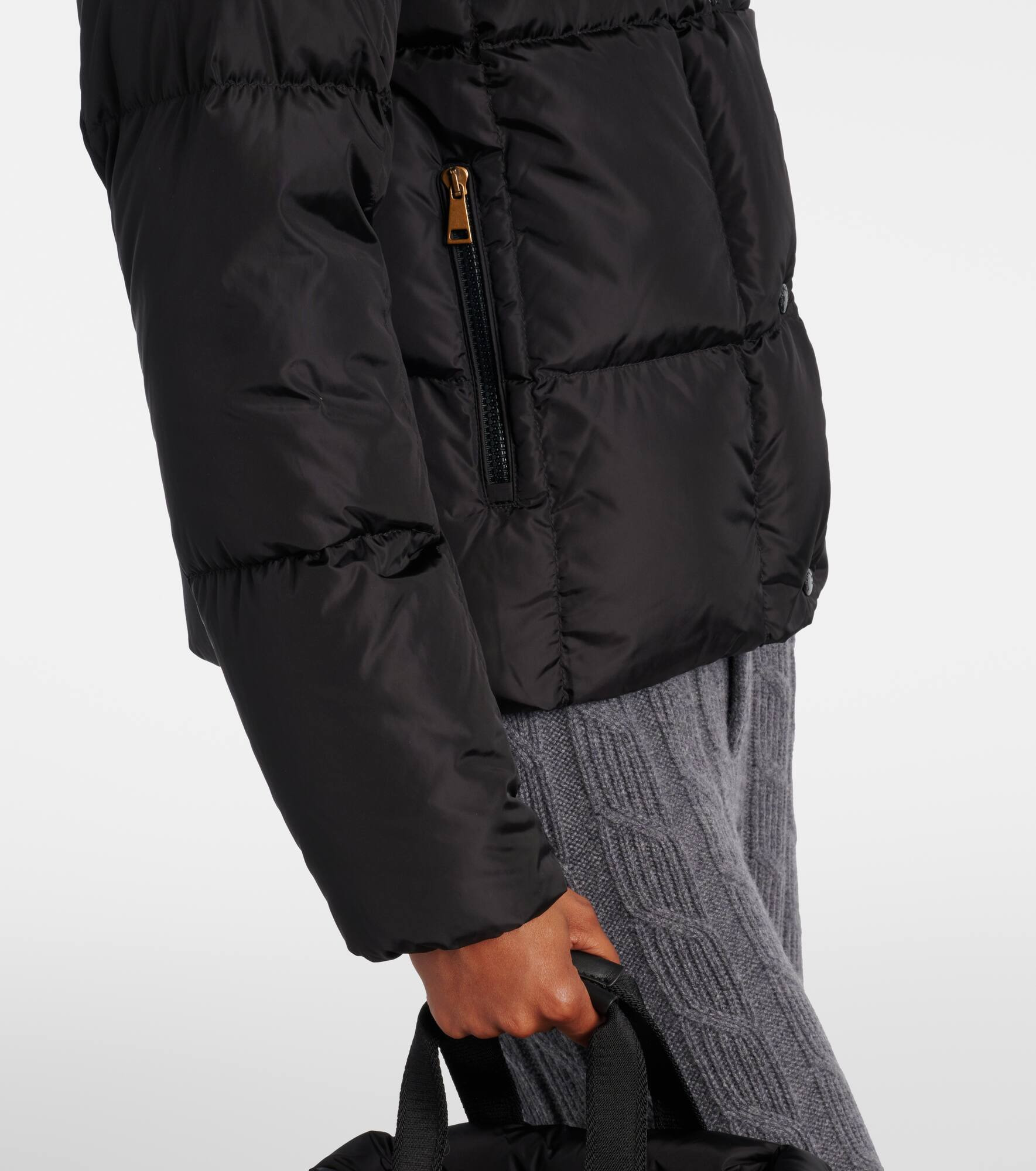 Quilted down jacket - 5