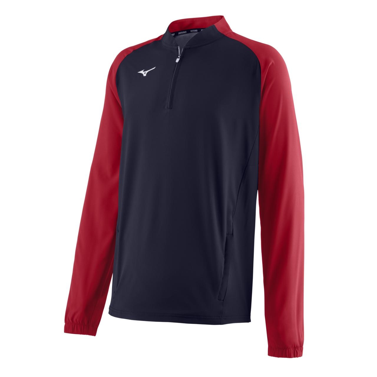 Youth Mizuno Long Sleeve Baseball Hitting Jacket - 1