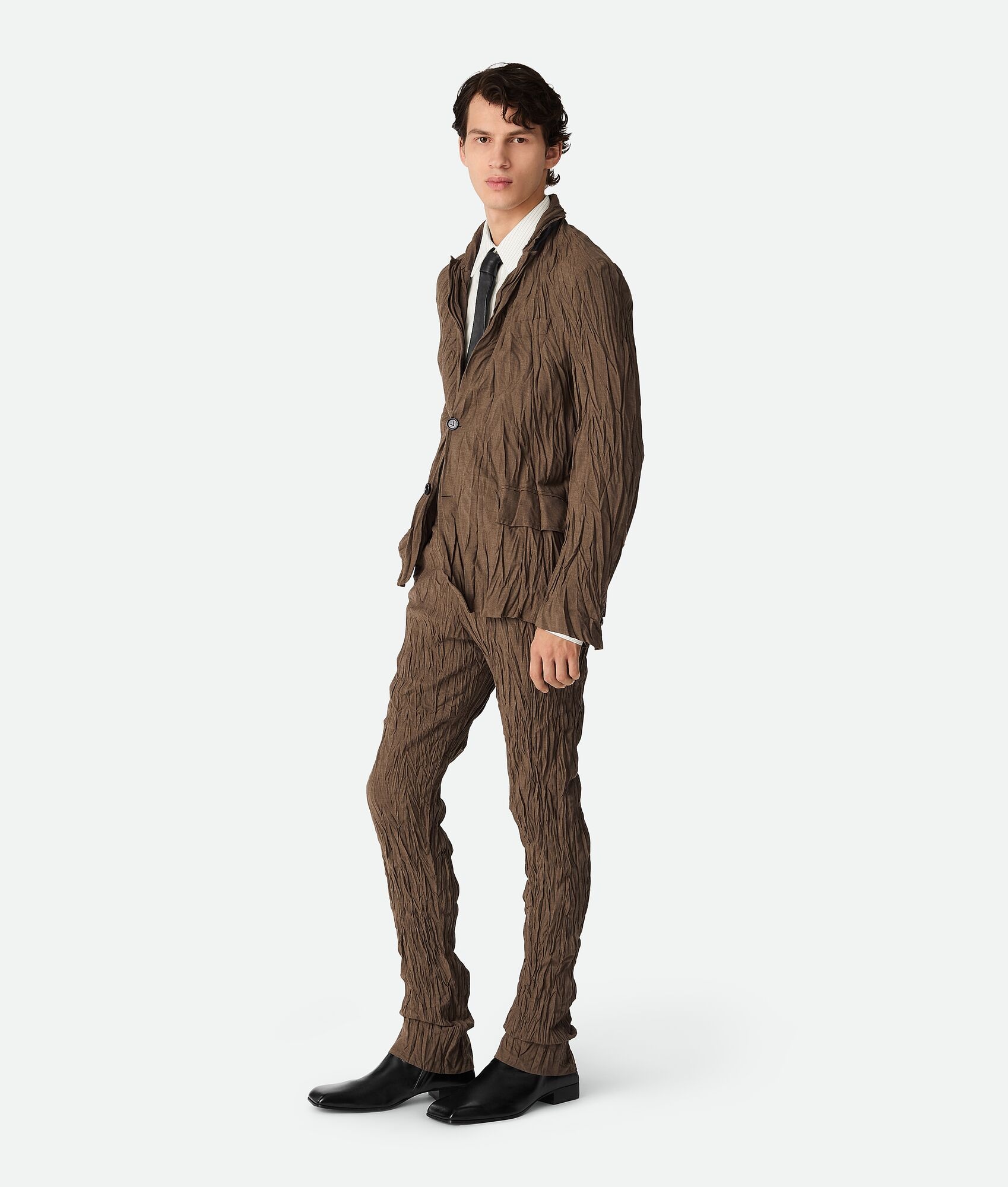 Crushed Wool Jacket - 3