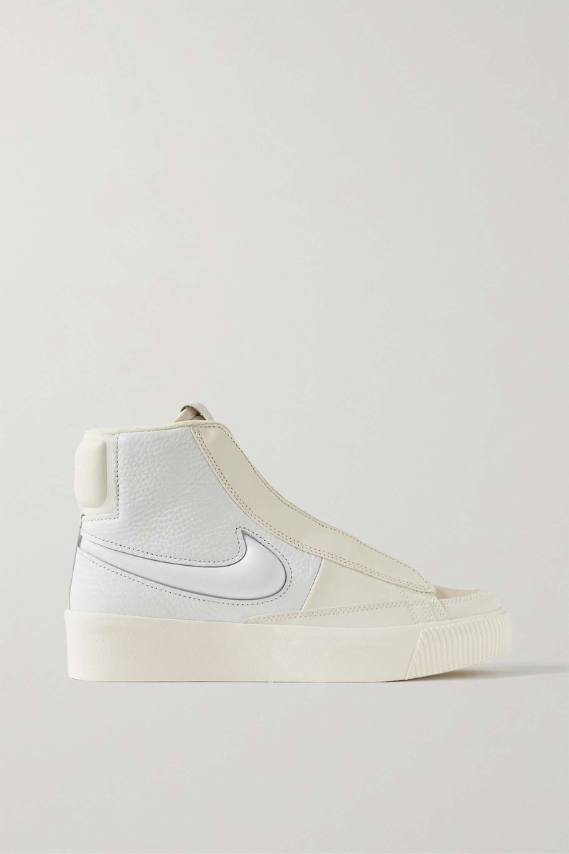 Blazer Mid Victory smooth and textured-leather sneakers - 1