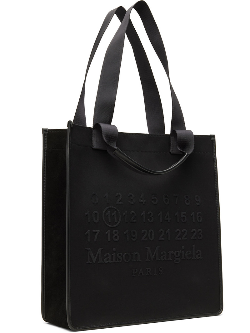 Maison Margiela Black Cabas Vertical Shopping Tote outlook