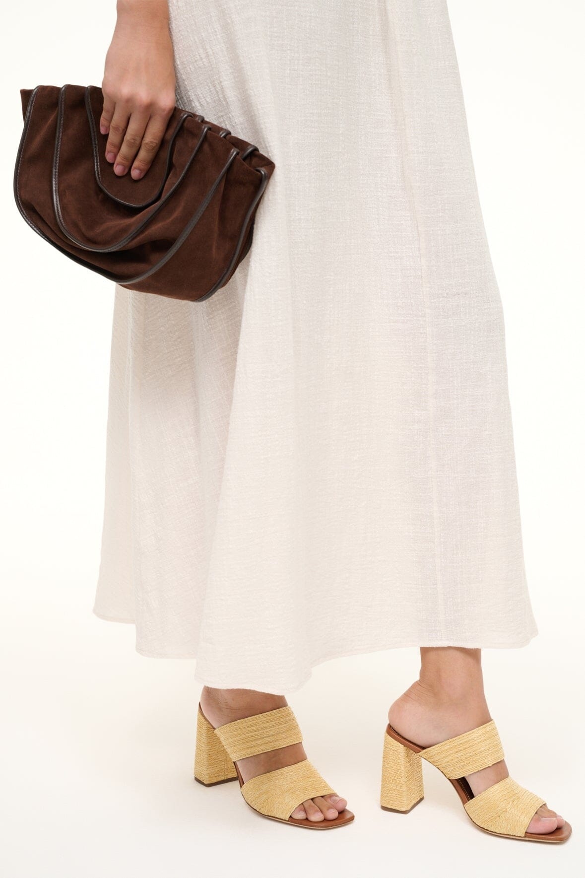 STAUD SKYLAR HEEL NATURAL RAFFIA - 4