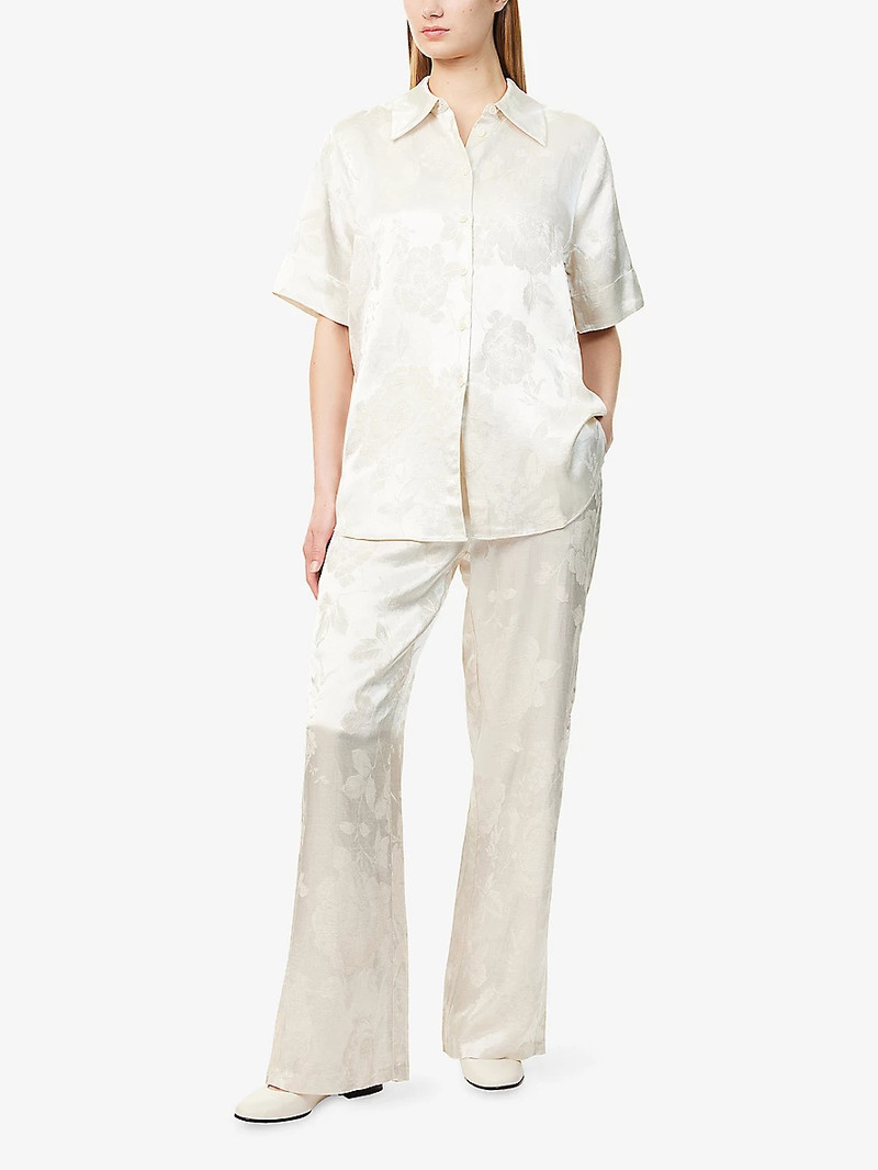 Holzweiler Luka Jacquard Floral Woven Shirt outlook