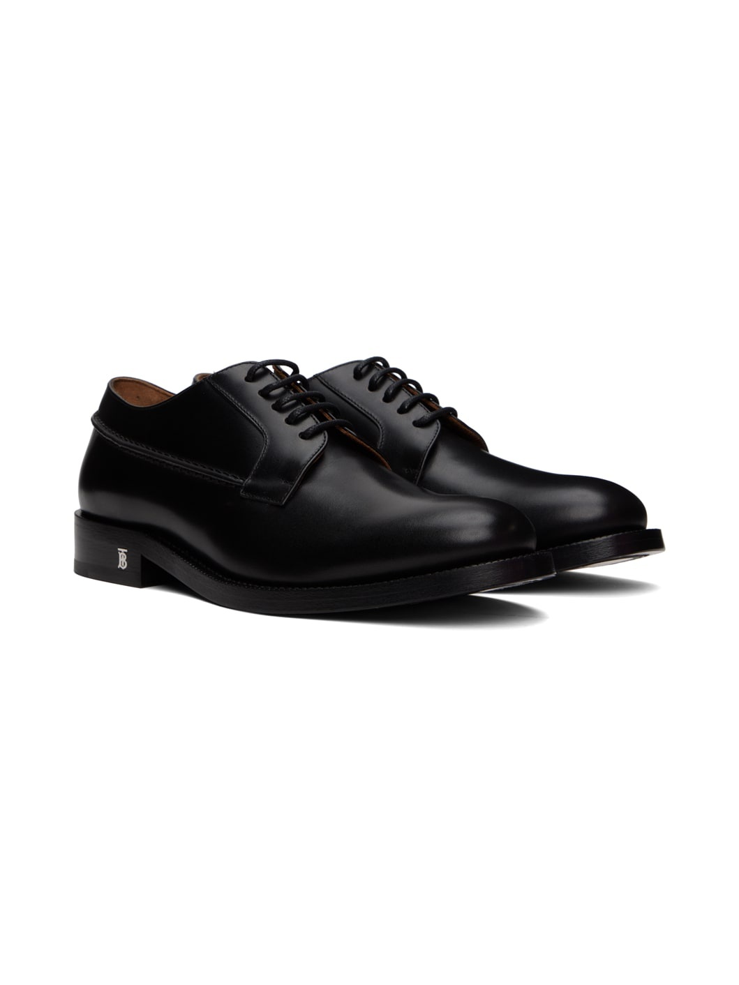 Black Monogram Derbys - 4