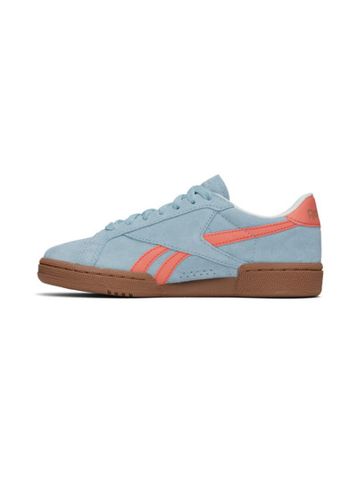 Reebok Blue & Pink Club C Grounds UK Sneakers outlook