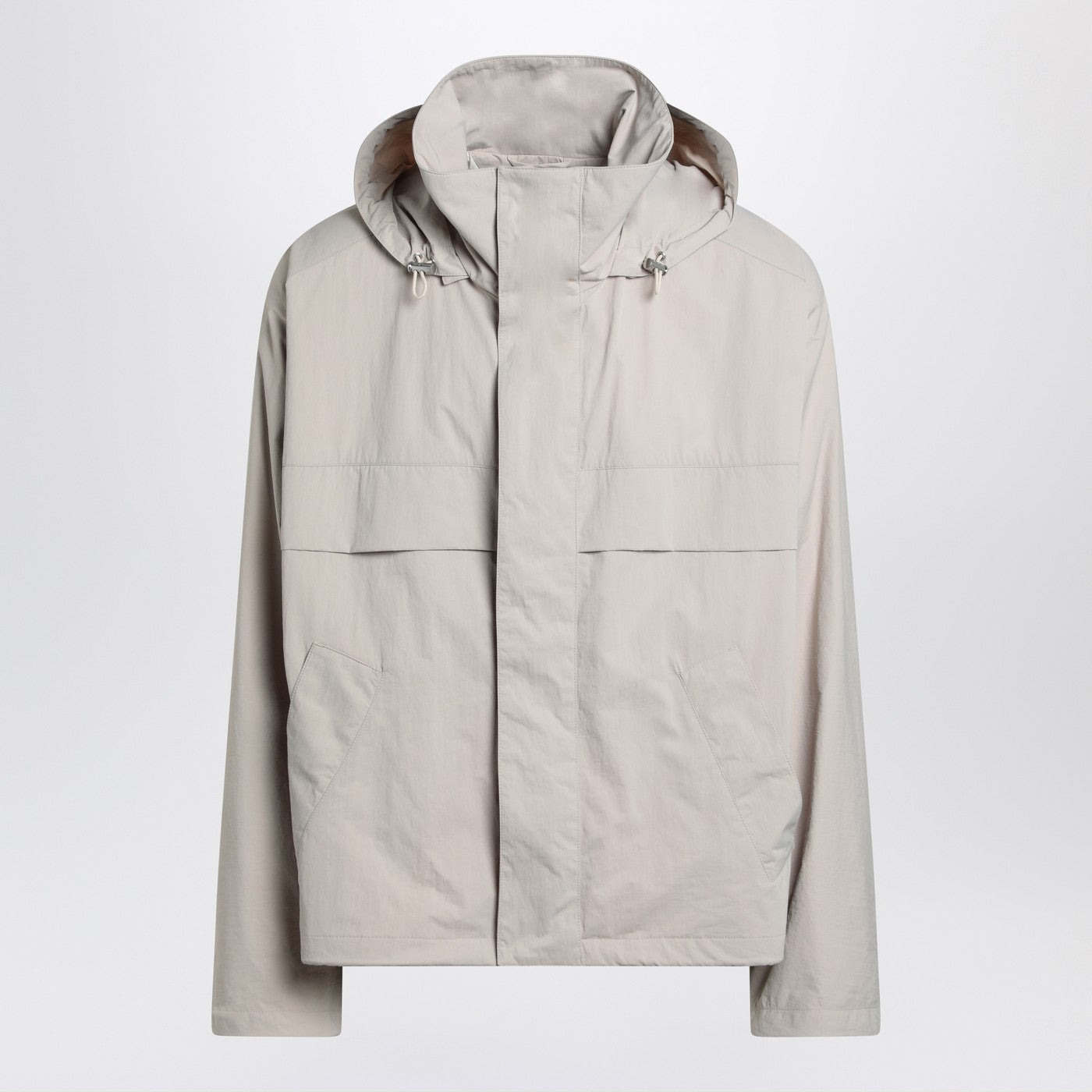 Bottega Veneta Men Beige Technical Nylon Jacket - 1