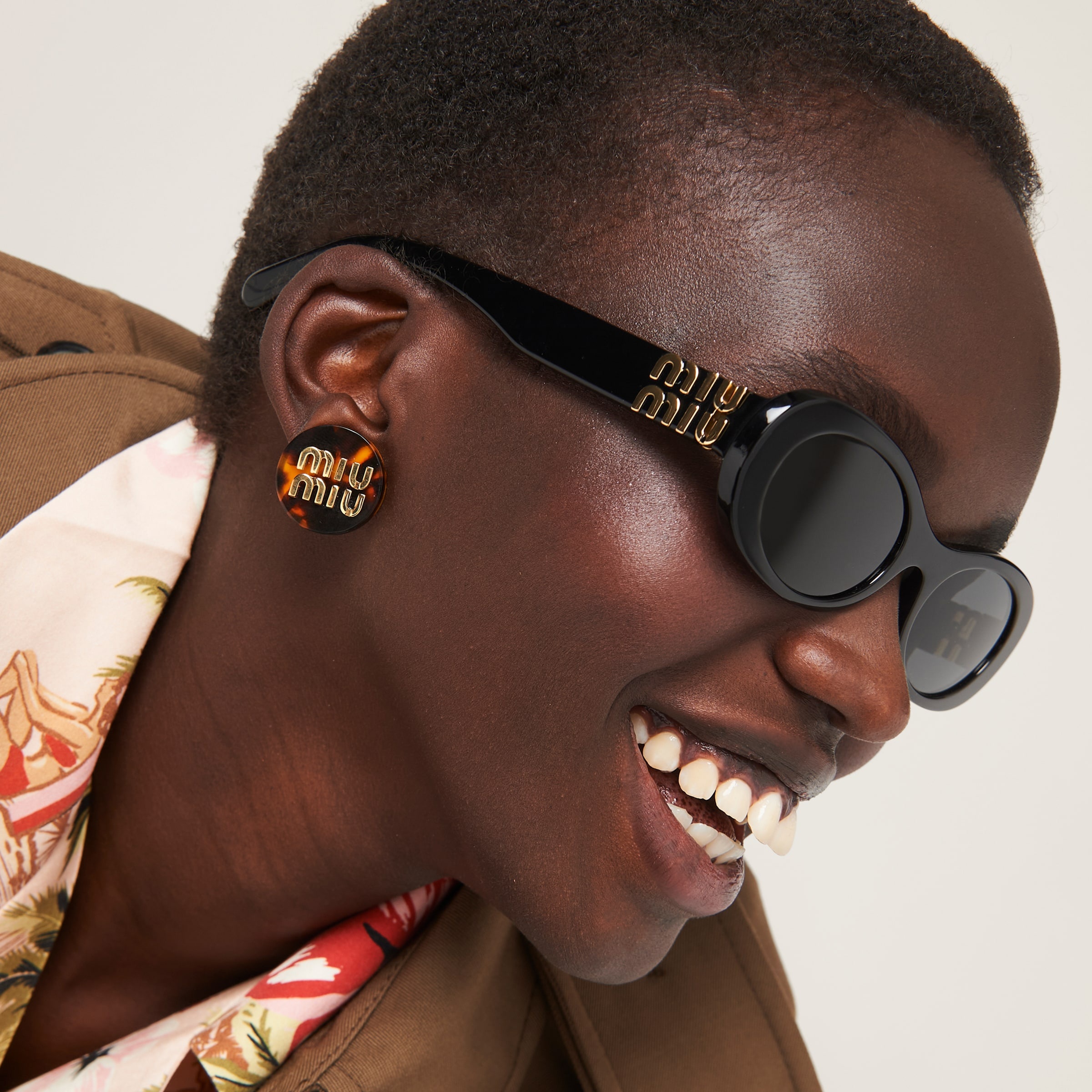 BABBI【MIU MIU】Glimpse Sunglasses MIU MIU Glimpse oval-frame acetate sunglasses | NET-A-PORTER
