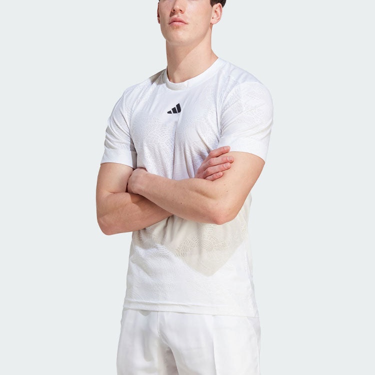 adidas AEROREADY FreeLift Pro Tennis Tee 'White' IK7107 - 2