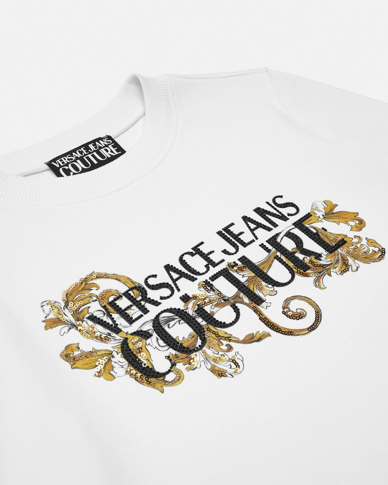 VERSACE JEANS COUTURE Crystal Logo Sweatshirt outlook