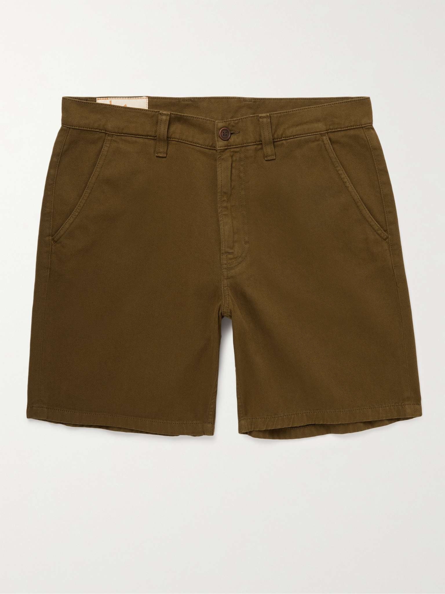 Luke Organic Cotton-Twill Shorts - 1