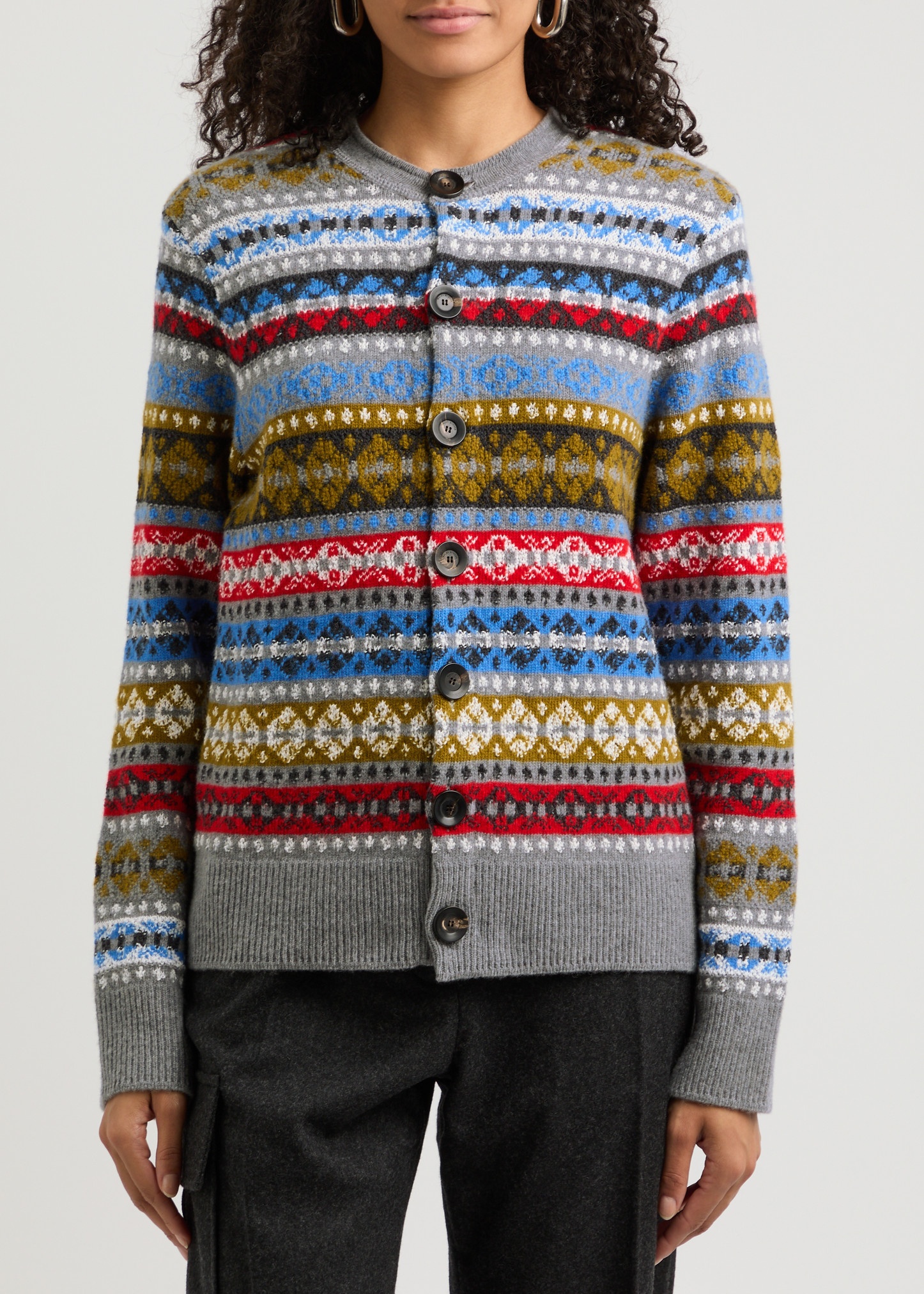 Astral Fair Isle wool-blend cardigan - 2