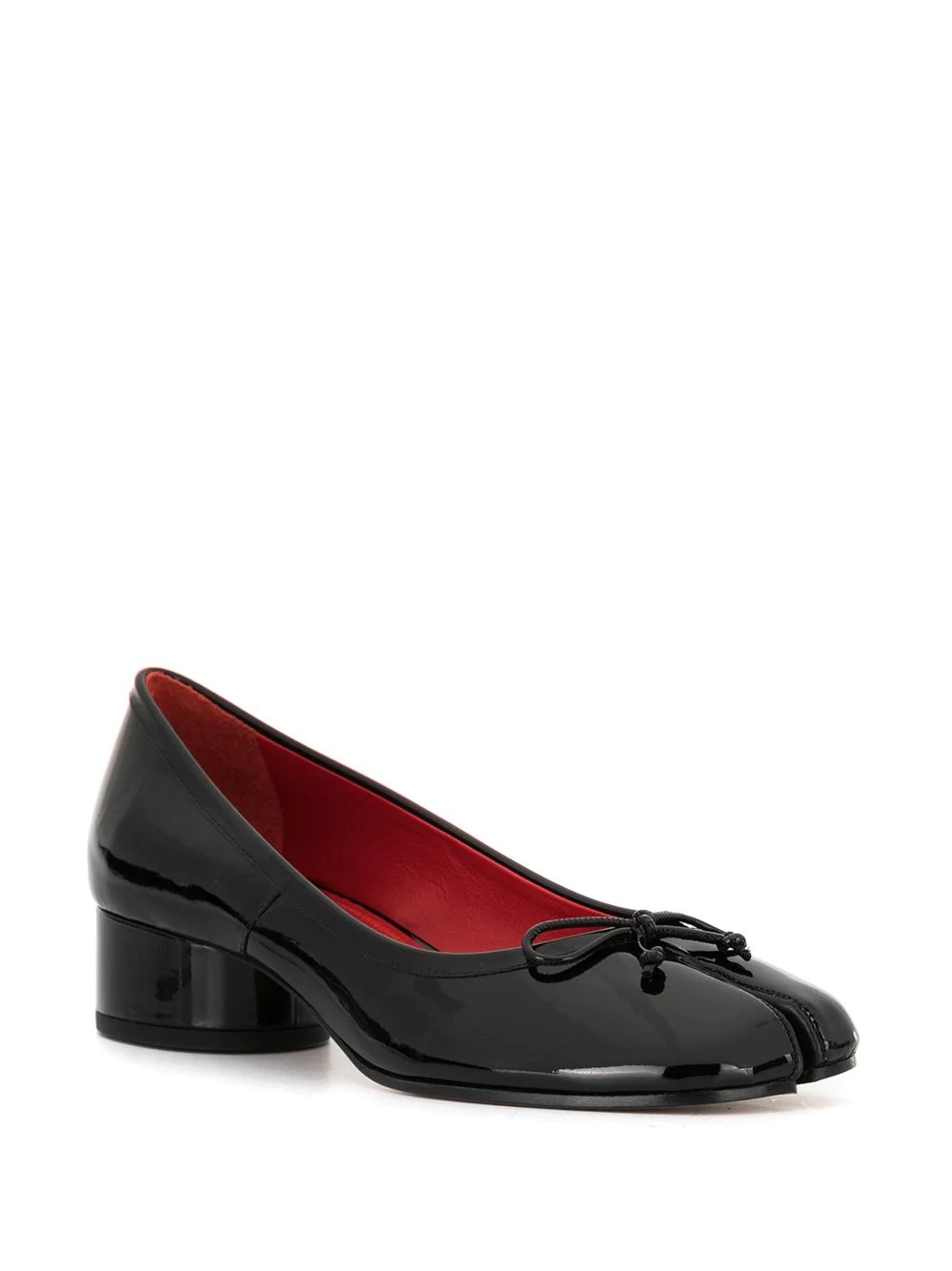 Tabi leather ballerina pumps - 2