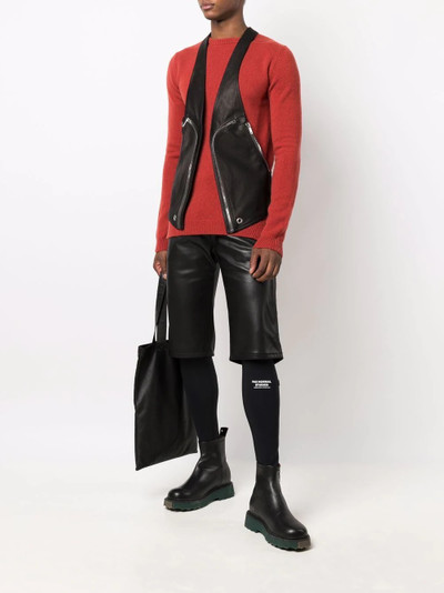 Rick Owens zipped-pocket vest outlook