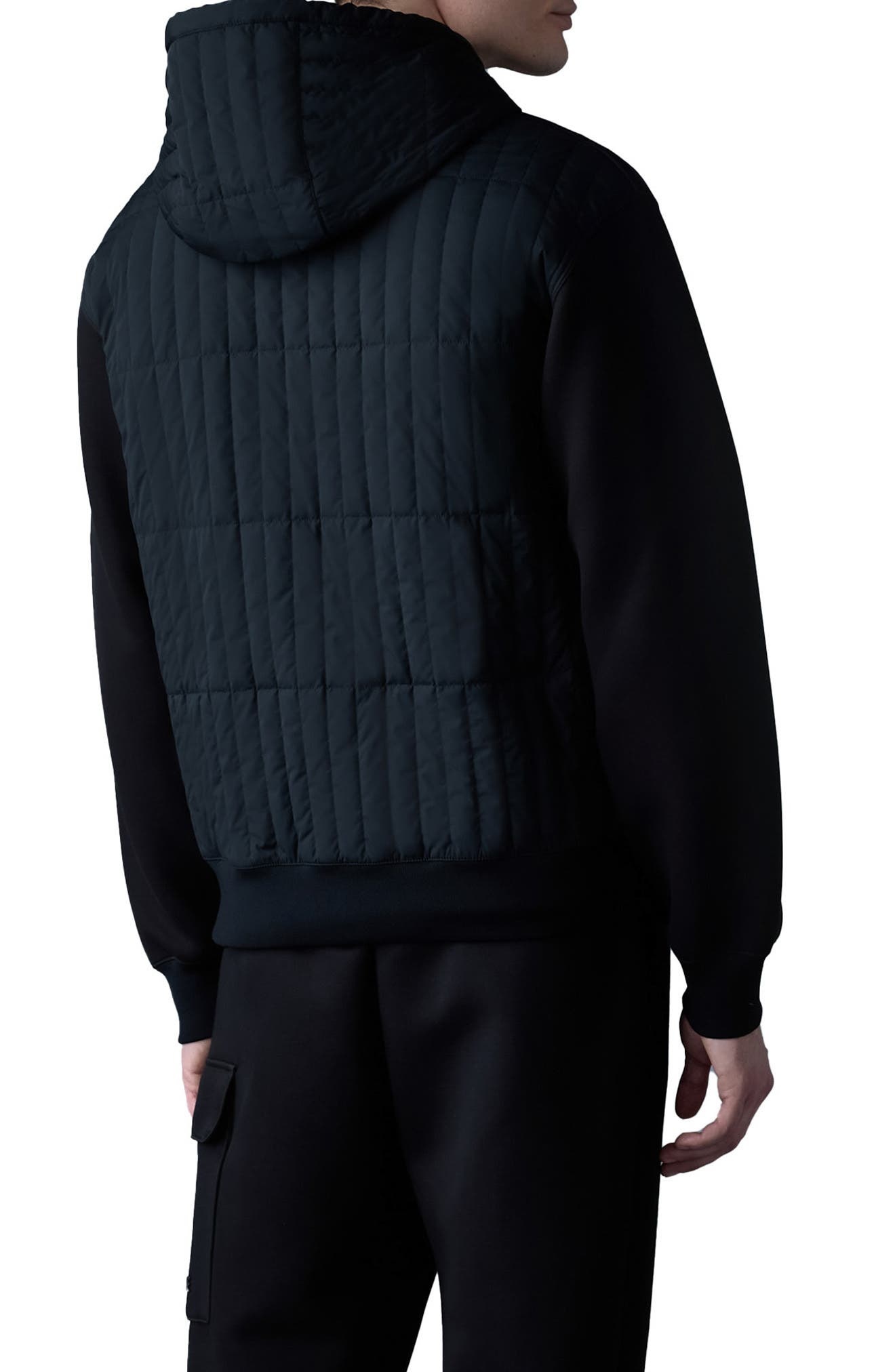Mackage Cruz Quilted Down Fill Panel Hooded Jacket in Black at Nordstrom - 2